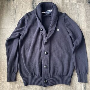 U.S. Polo Assn. Navy blue Cardigan Sweater